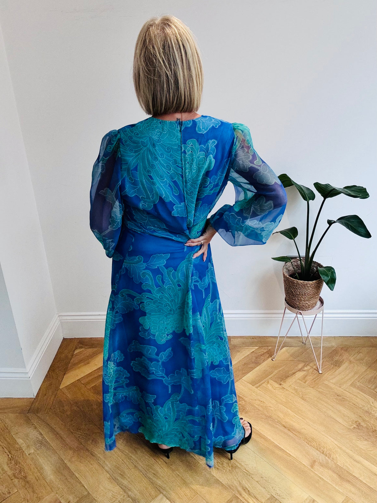 Stunning “Blues” Maxi Dress