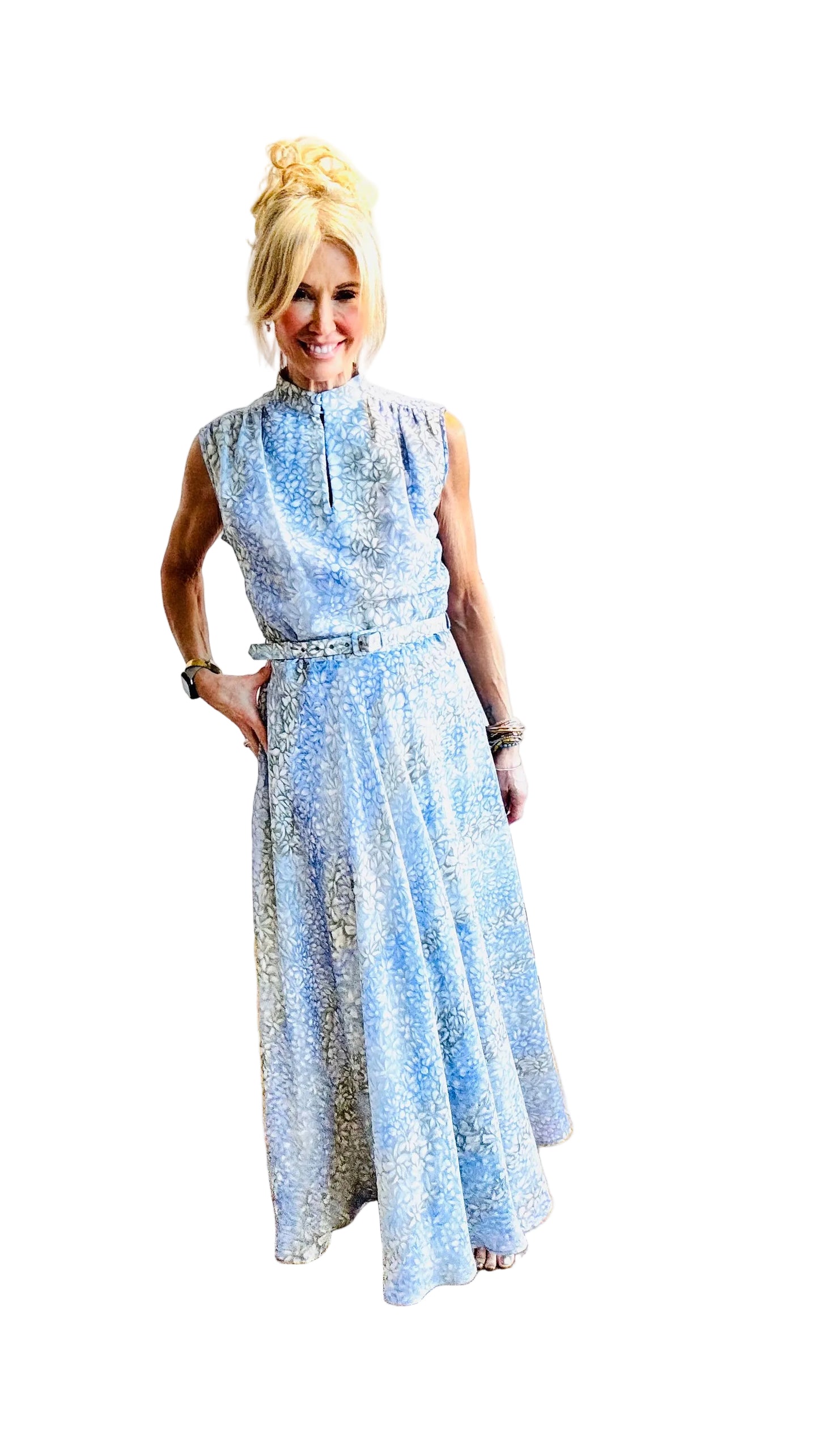 Baby Blue Vintage Maxi