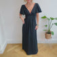 Deep V Maxi Dress