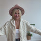 Stunning Vintage Aran Hooded Knit